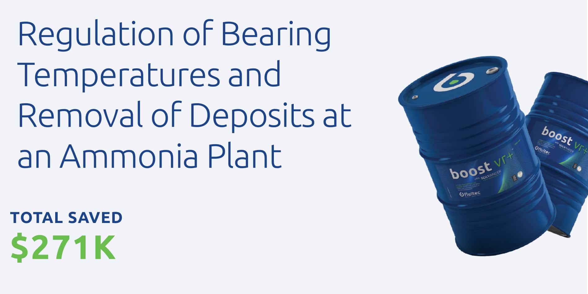 Regulation of Bearing Temperatures and Removal of Deposits at an Ammonia Plant